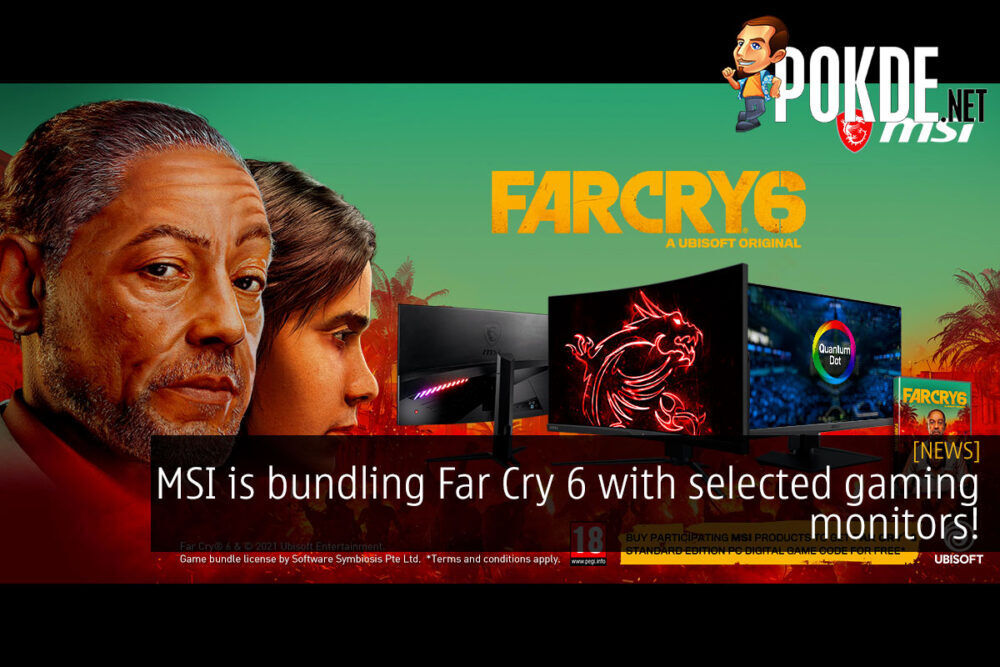 msi far cry 6 gaming monitor bundle cover