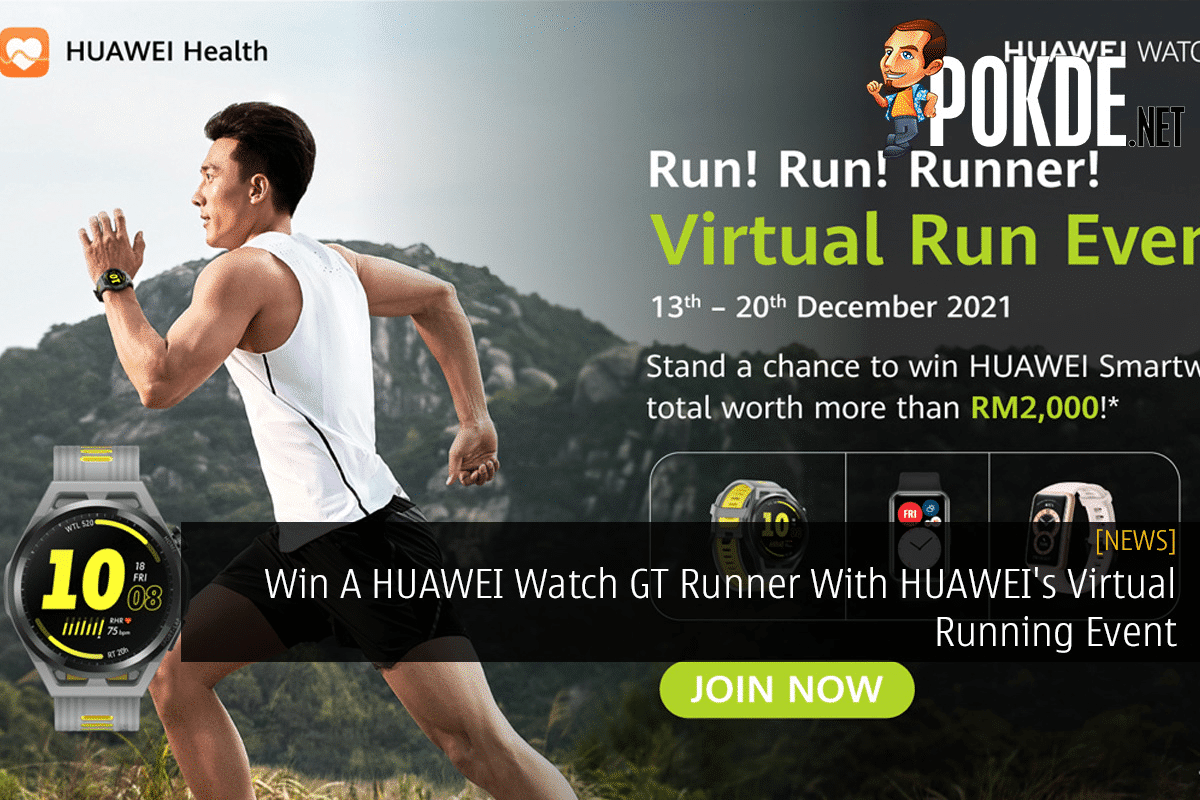 Win A HUAWEI Watch GT Runner With HUAWEI's Virtual Running Event –