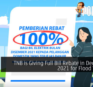 TNB is Giving Full Bill Rebate in December 2021 for Flood Victims