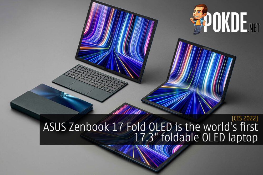 asus zenbook 17 fold oled asus ces 2022 cover