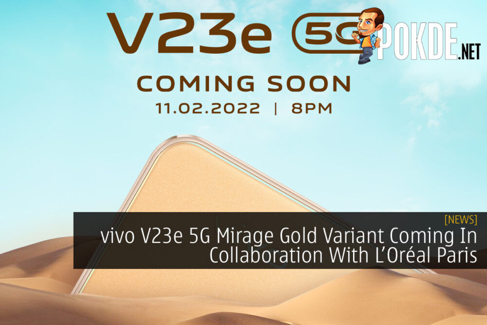 vivo v23e mirage gold