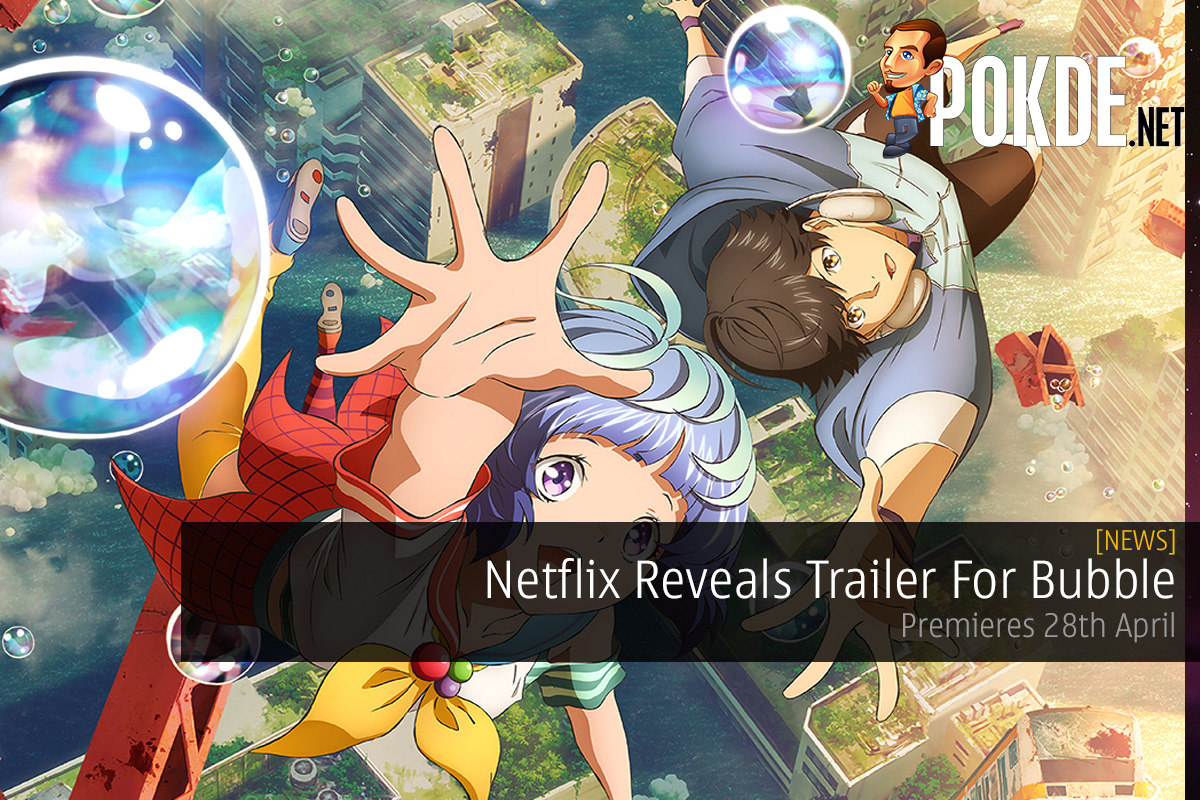 Gravity is Broken: See the Teaser for Netflix Anime Film “Bubble
