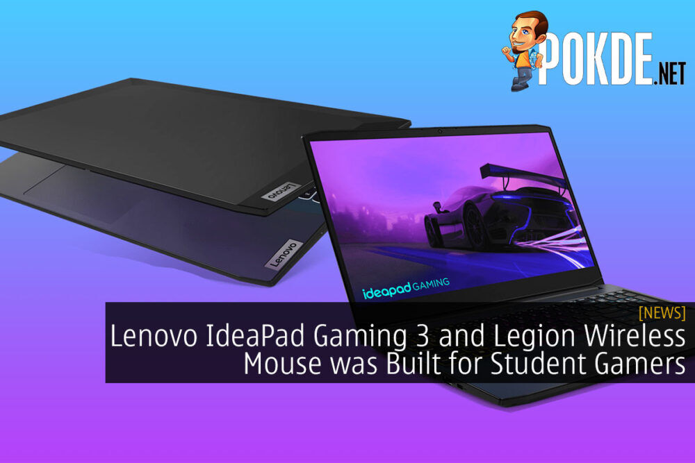 Lenovo IdeaPad Gaming 3 and Legion Wireless Mouse was Built for Student Gamers