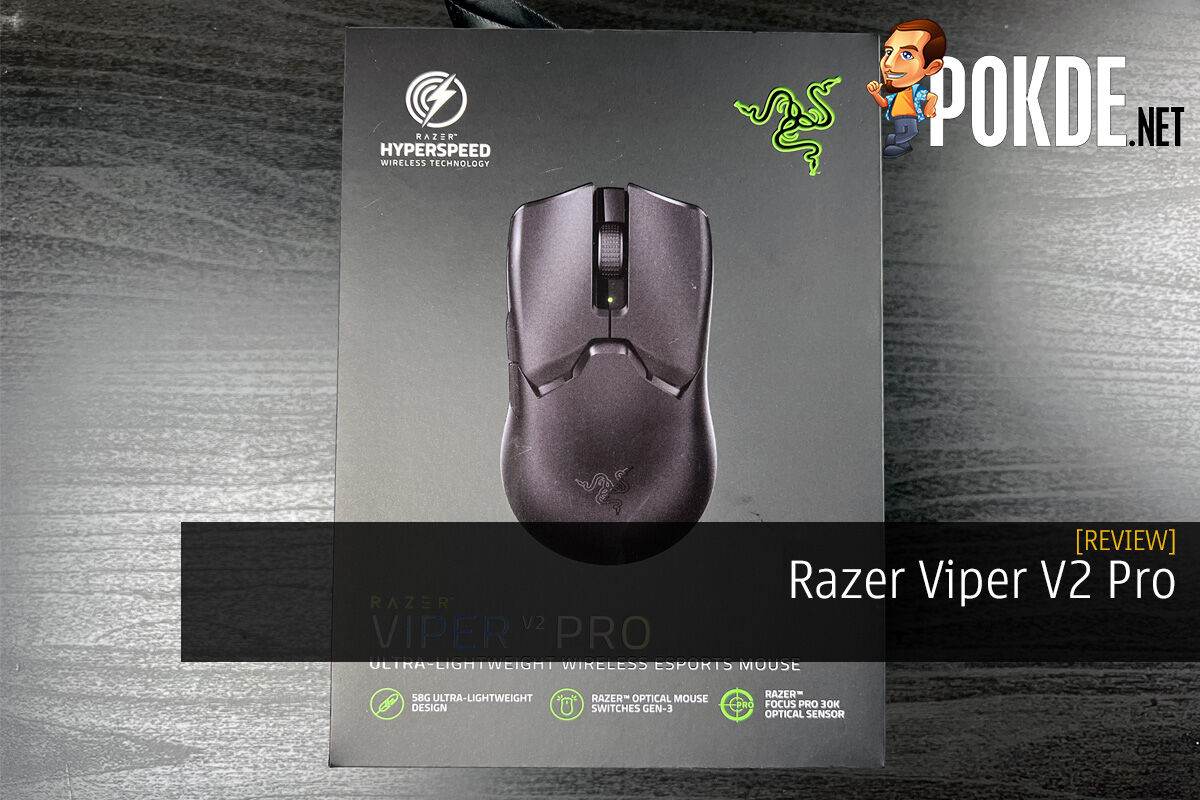 Razer Viper V2 Pro Hyperspeed Wireless Gaming Mouse: 58g Ultra Lightweight  - Optical Switches Gen-3 - 30K DPI Optical Sensor