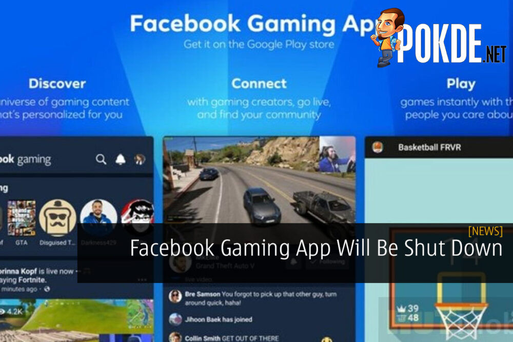 Facebook Gaming App Will Be Shut Down