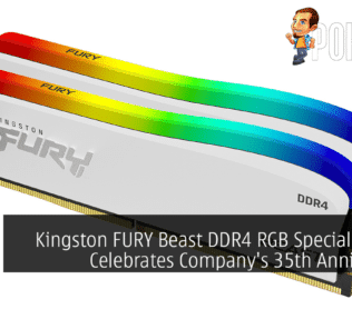 Kingston FURY Beast DDR4 RGB Special Edition Celebrates Company's 35th Anniversary 36