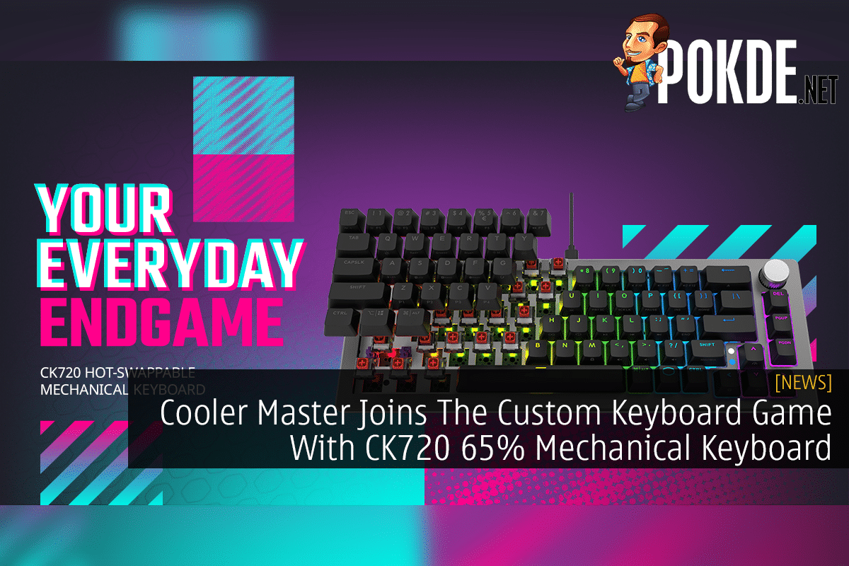 Cooler Master Joins The Custom Keyboard Game With CK720 65