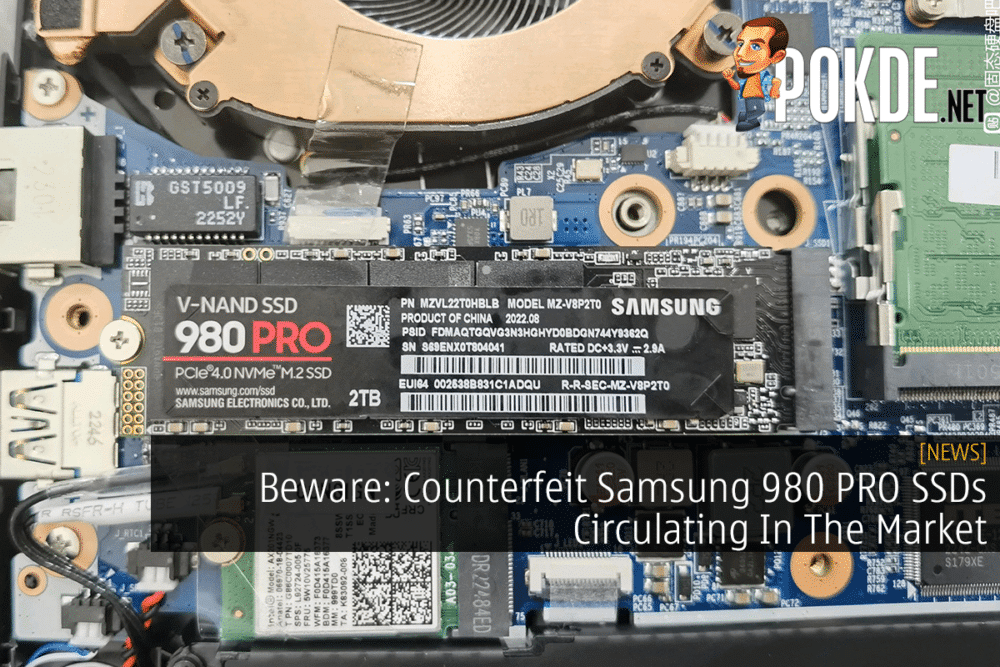 Beware: Counterfeit Samsung 980 PRO SSDs Circulating In The Market 26