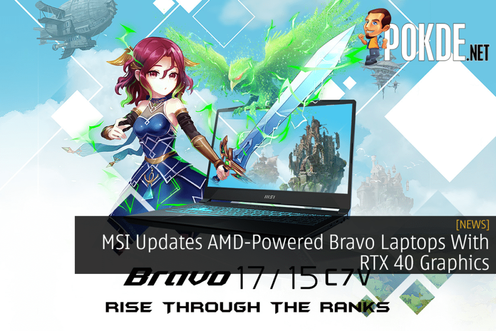 MSI Updates AMD-Powered Bravo Laptops With RTX 40 Graphics 21