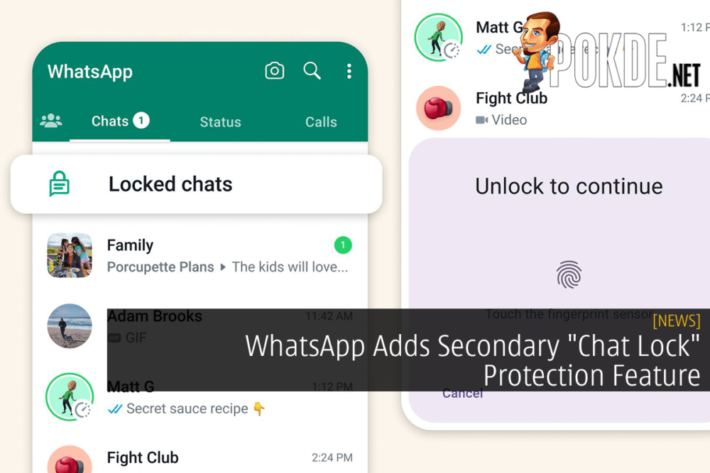 WhatsApp Adds Secondary "Chat Lock" Protection Feature 22
