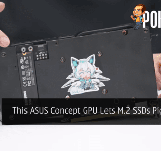 This ASUS Concept GPU Lets M.2 SSDs Piggyback On It 28