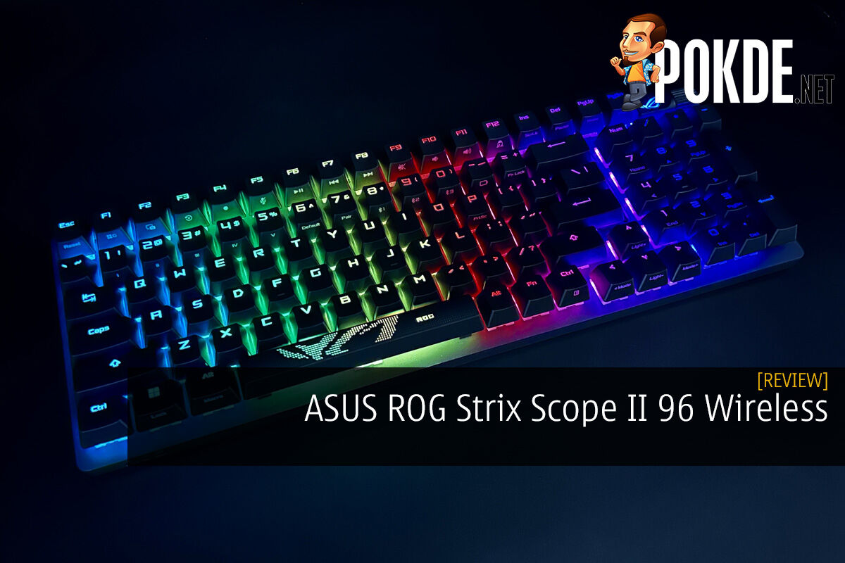Nice RGB! ROG STRIX SCOPE NX TKL DELUXE review! 