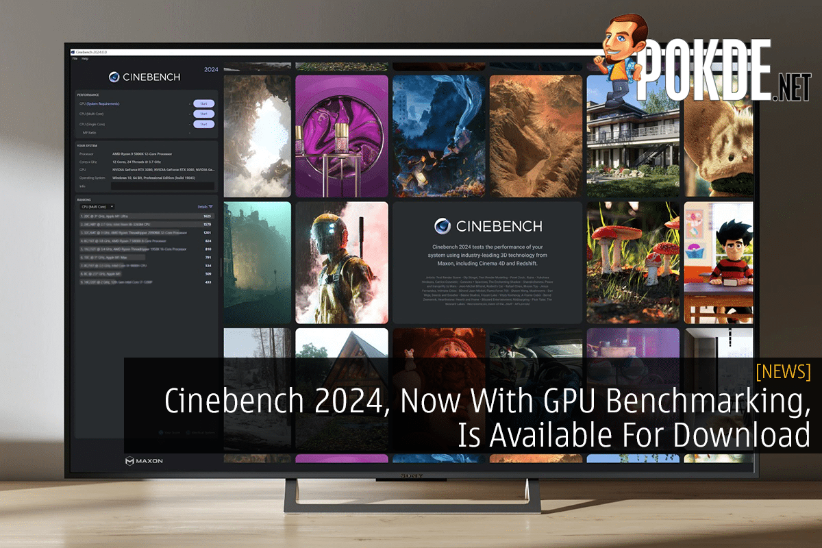 Cinebench 2024, Now With GPU Benchmarking, Is Available For Download