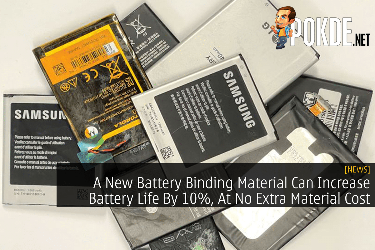 A New Battery Binding Material Can Increase Battery Life By 10%, At No Extra Material Cost 12