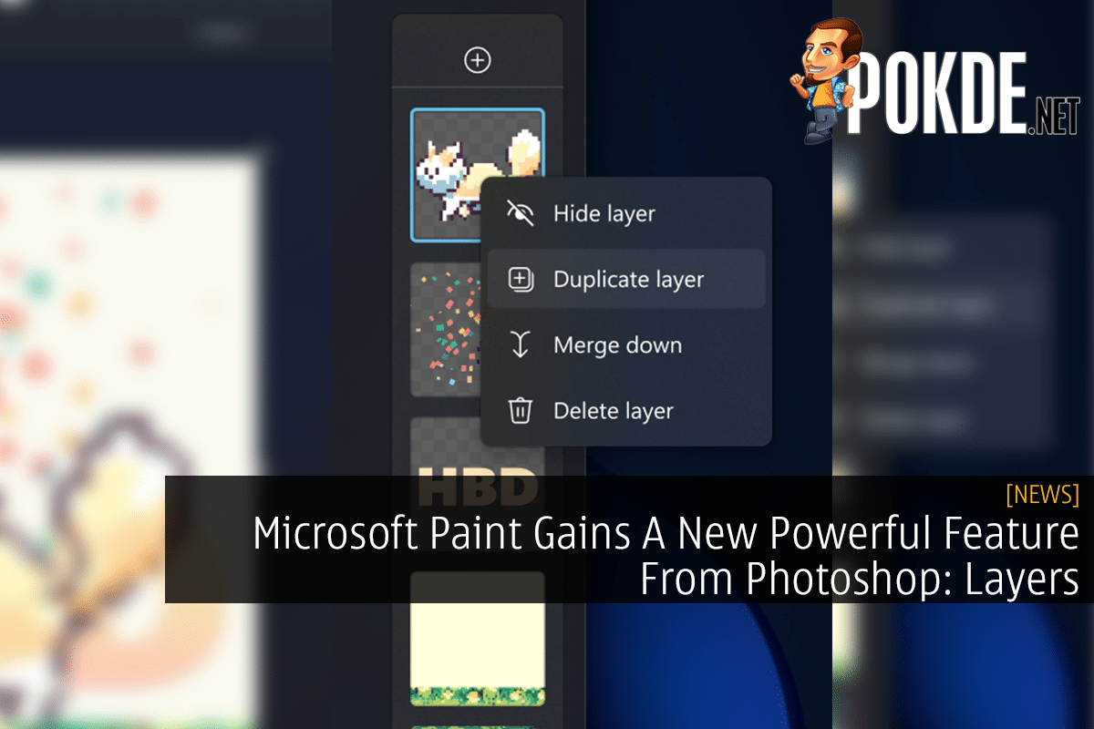 Microsoft Paint Gains A New Powerful Feature From Photoshop: Layers 7