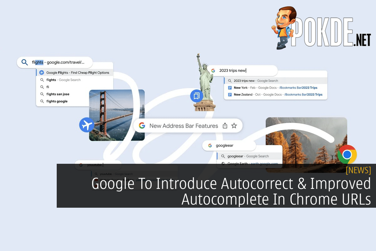 Chrome's search bar now has smarter autocomplete, automatic typo fixes and  more