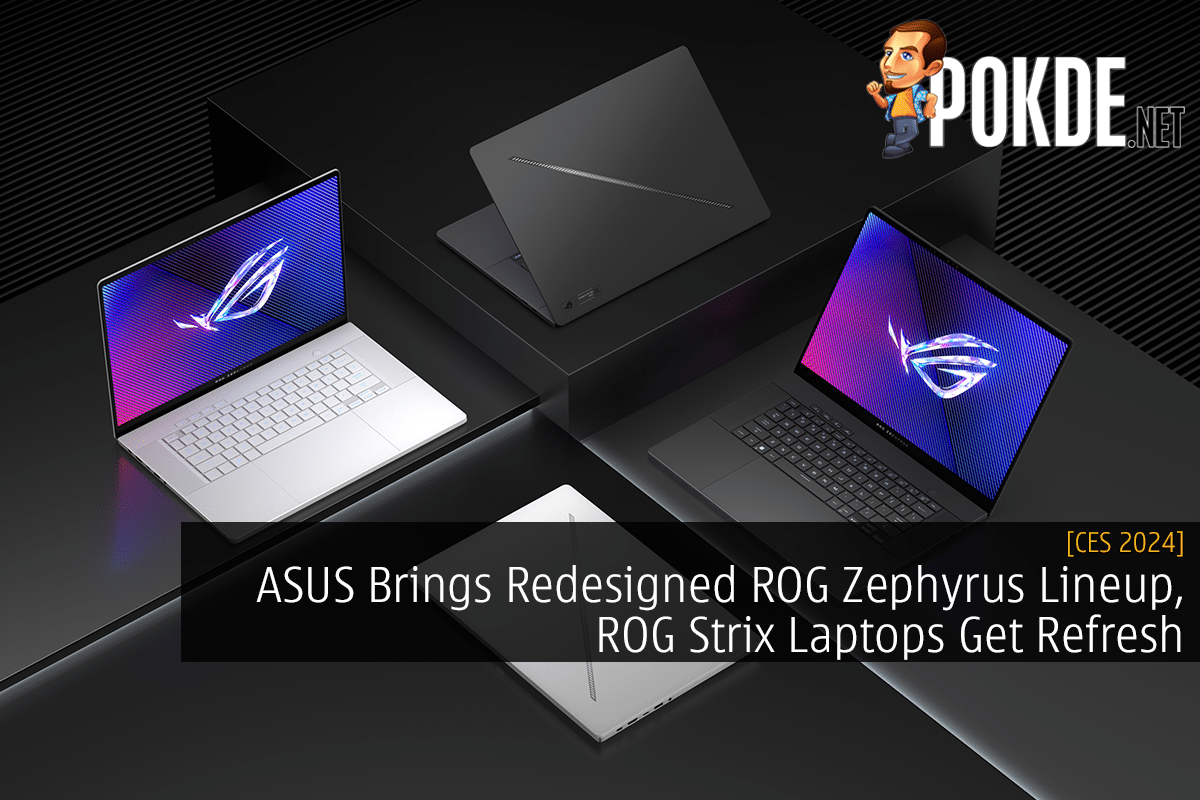 [CES 2024] ASUS Brings Redesigned ROG Zephyrus Lineup, ROG Strix