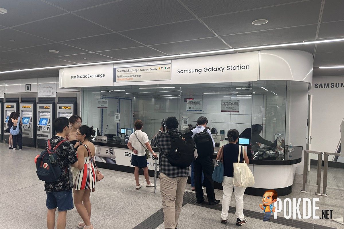 Samsung Galaxy Station Takes Over the TRX MRT Station in Kuala Lumpur